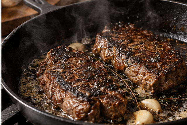 Sear the steak