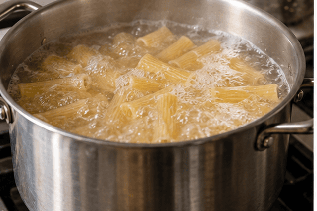 Boil the pasta