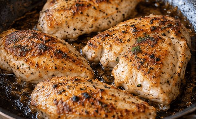 Sear the chicken