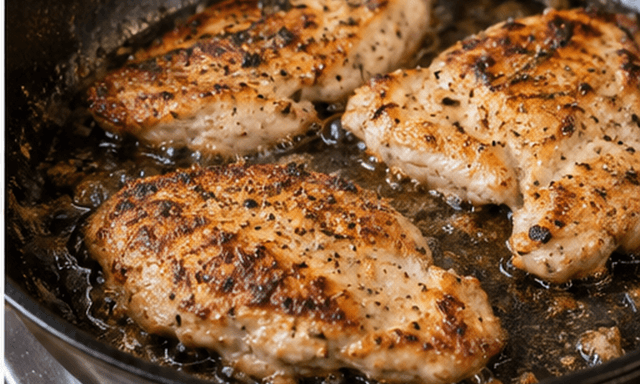 Sear the chicken