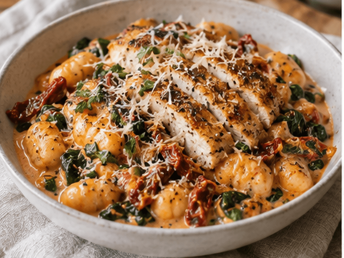 Creamy Sun-Dried Tomato Chicken Gnocchi