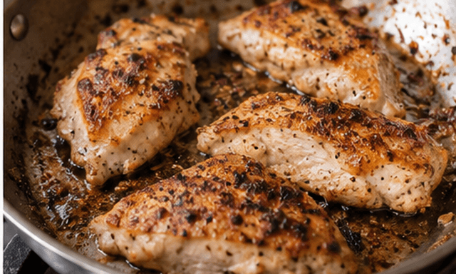 Sear the chicken