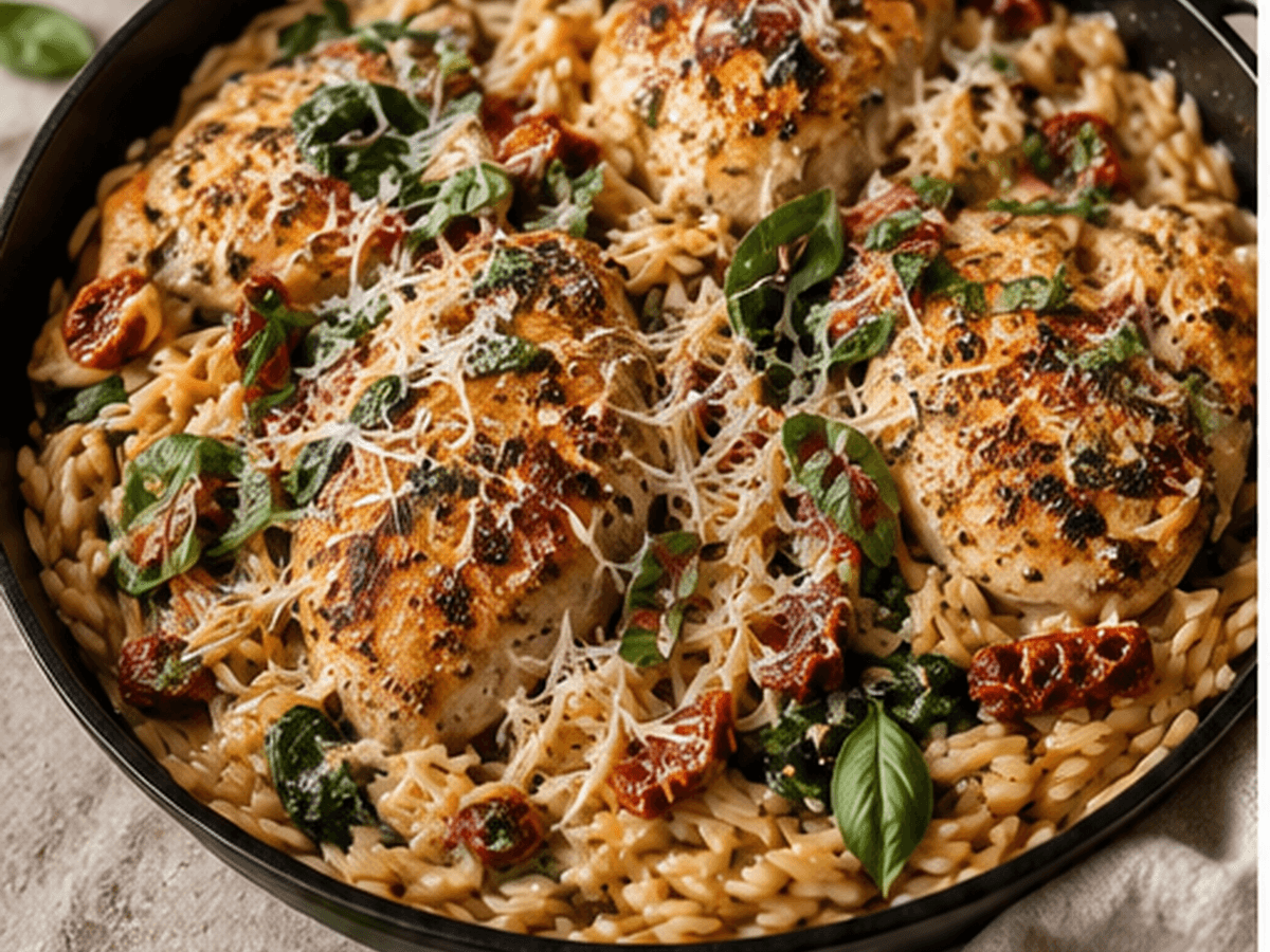 Marry Me Chicken Orzo