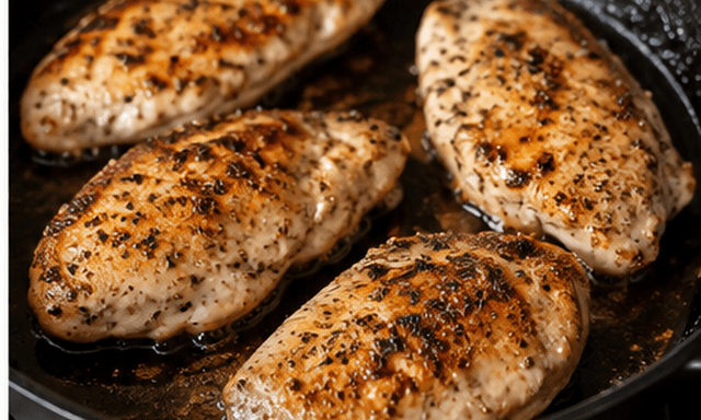 Sear the chicken