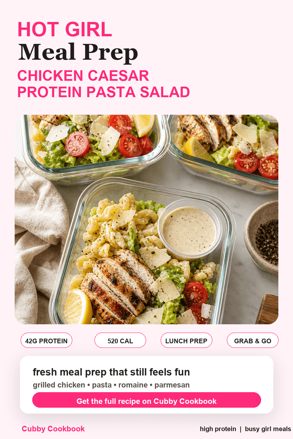 Hot Girl Meal Prep w/ high protein for busy girls